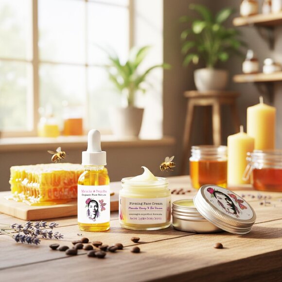 Organic Manuka Honey Firming Face Cream with Bee Venom / Urban Eco Beauty - Picture 5 of 11